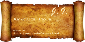 Jurkovics Imola névjegykártya